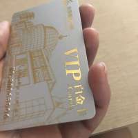 CR80 Customized barcode gift pvc card with backer/holder