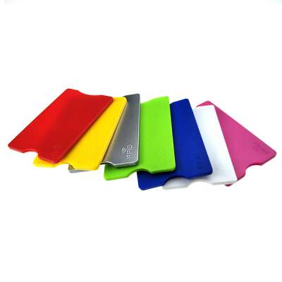 hard plastic PS rfid blocking card holder