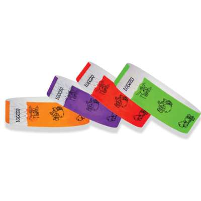 Promotional tyvek paper wristbands RFID nfc bracelet for events