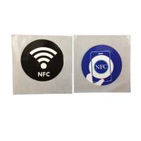 Customized Waterproof PET RFID mini NFC Tag/Label/Sticker