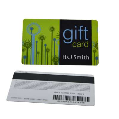 Loco magnetic stripe recycled plastic pvc gift cards for sale