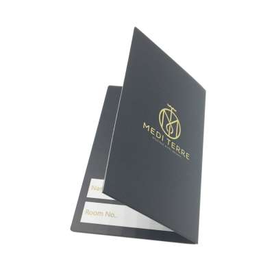 Paper Material Hotel Gift Card Holder with Pocket