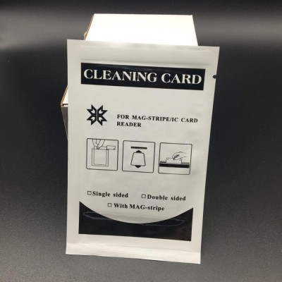 Sealed package Magnetic Encoder and Contact reader Slot Cleaning card