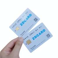 Contact CR80 Plastic Contact Blank Smart Card With ID Chip