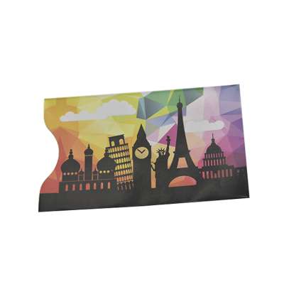 Custom Design Hotel Key Card Holder RFID NFC Blocking Sleeve Double Sided Printing