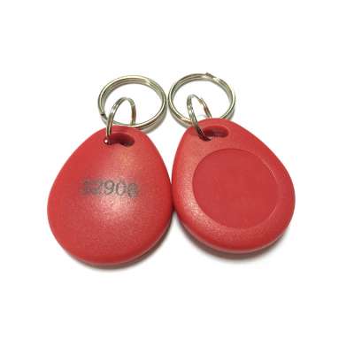 Manufacture waterproof printable transparent TK4100 keychain keyfob wholesale