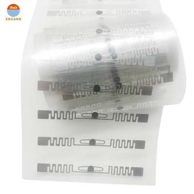 Long reading range RFID sticker Vehicle parking UHF headlamp tag label