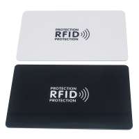 protect credit card from illeagal reading skim safe card 13.56MHz RFID blocking card